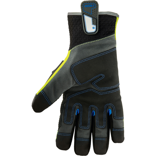ProFlex&reg; Performance Dorsal Impact-Reducing Gloves + Thermal WP, Small, Suede Palm, Safety Cuff The Estey Group