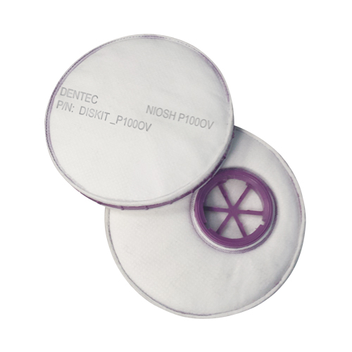 Filtre pour respirateur Diskit, Filtre contre les particules avec suppresion de vapeurs nuisibles, Vapeur organique/Filtre P100 The Estey Group