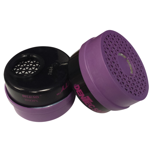 Cartouche pour respirateur, Combinaison cartouche et filtre contre les particules pour gaz/vapeurs, Vapeur organique/Filtre P100 The Estey Group