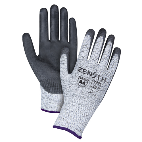 Seamless Stretch Cut-Resistant Gloves, Size 6/X-Small, 13 Gauge, Polyurethane Coated, HPPE Shell, ANSI/ISEA 105 Level 4/EN 388 Level 5 The Estey Group