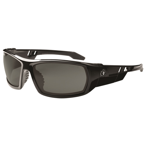Lunettes de s&eacute;curit&eacute; Skullerz Odin, Lentille Grise/fum&eacute;e, Anti-&eacute;gratignures, ANSI Z87+/R&eacute;pond ou surpasse la norme CSA Z94.3 The Estey Group