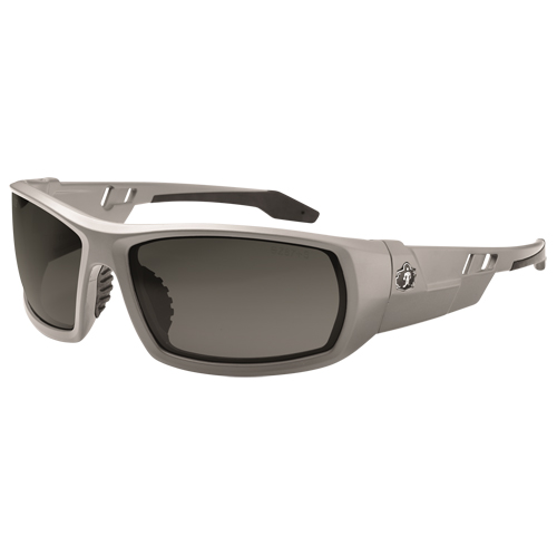 Lunettes de s&eacute;curit&eacute; Skullerz Odin, Lentille Grise/fum&eacute;e, Antibu&eacute;e/Anti-&eacute;gratignures, ANSI Z87+/R&eacute;pond ou surpasse la norme CSA Z94.3 The Estey Group