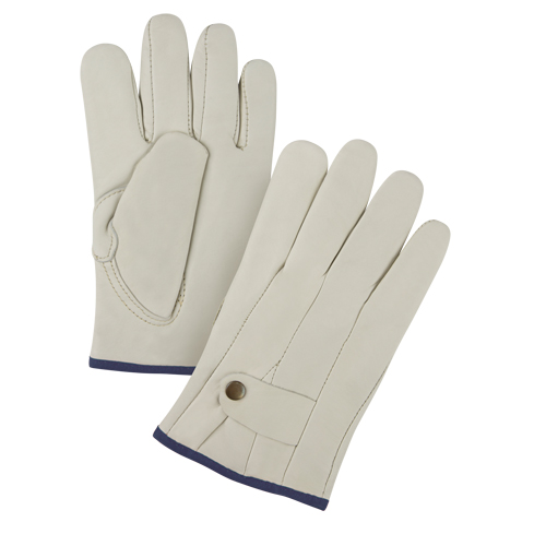 Gants de cordeur doubl&eacute;s pour l'hiver de premi&egrave;re qualit&eacute;, T-Grand, Paume Cuir fleur de vache, Doubleure Molleton The Estey Group