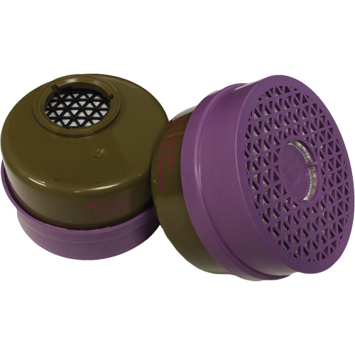 Cartouche pour respirateur, Cartouche gaz/vapeur, Gaz multiples/Vapeur organique/Filtre P100 The Estey Group
