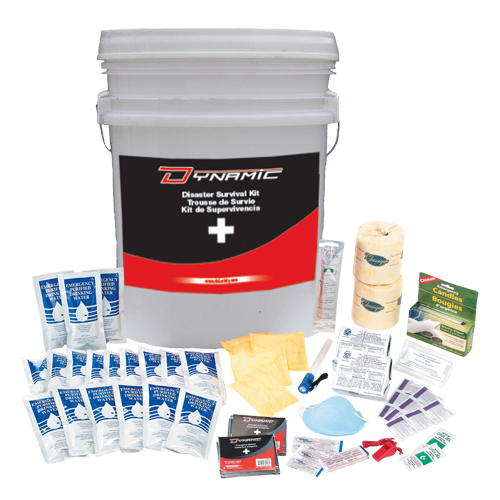 Trousse de premiers soins pour pr&eacute;paration aux situations d'urgence Dynamic, Dispositif m&eacute;dical Classe 1, Seau The Estey Group