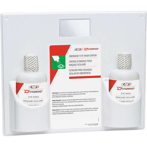 Dynamic Eyewash Station with Isotonic Solution, Double The Estey Group