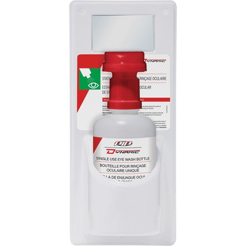 Dynamic Single-Use Eyewash Station with Isotonic Solution, Single The Estey Group