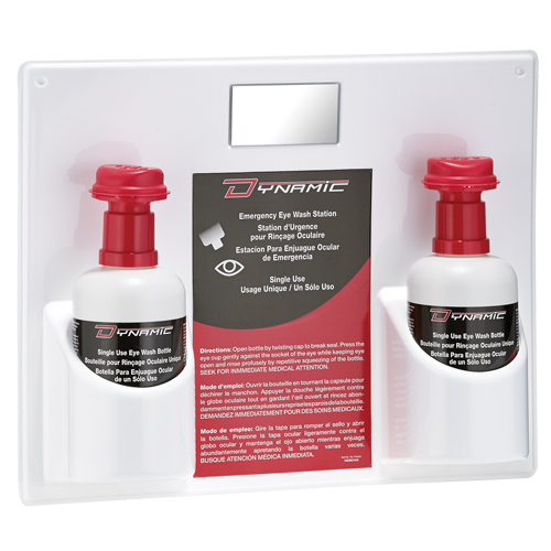 Douche oculaire &agrave; utilisation unique avec solution isotonique Dynamic, Double The Estey Group