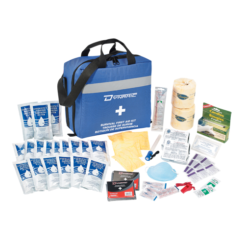 Trousse de premiers soins pour pr&eacute;paration aux situations d'urgence Dynamic, Dispositif m&eacute;dical Classe 1, Sac en nylon The Estey Group