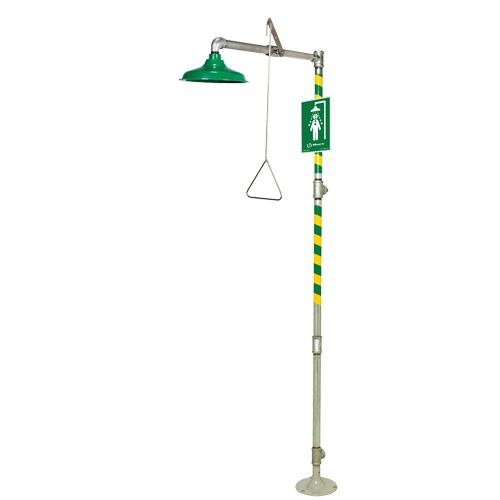 Floor Mount Drench Shower, Pedestal The Estey Group