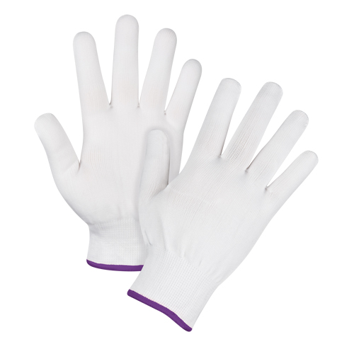 Gants tricot&eacute;s sans couture, Polyester, Calibre 15, Dames/T-petit The Estey Group