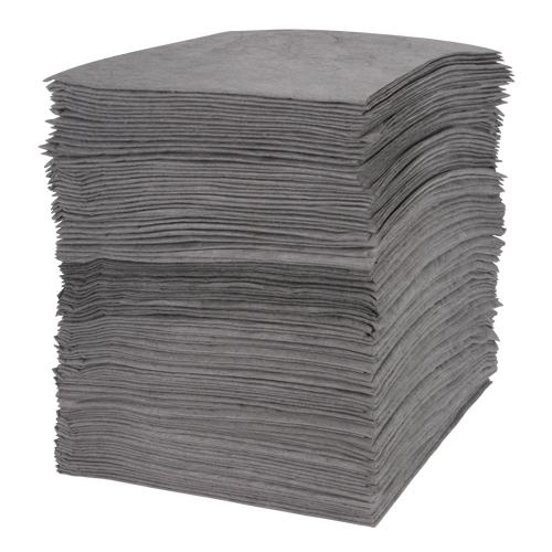 Feuilles absorbantes souffl&eacute;es de premi&egrave;re qualit&eacute;, Universel, 15" x 18", 30 gal. d'absorption The Estey Group