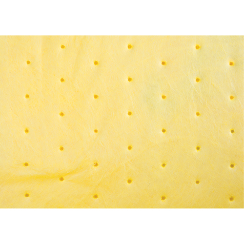 Tampons d'avertissement de premi&egrave;re qualit&eacute; - absorbants haute visibilit&eacute;, Universel, 15" x 18", 24,4 gal. d'absorption The Estey Group