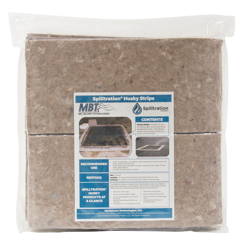 Bandes Husky Spilltration, Huile seulement, 64" x 8", 4 gal. d'absorption The Estey Group