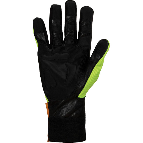 Gants pour scie &agrave; chaîne haute visibilit&eacute; Endura, Taille Grand/9, Paume Ch&egrave;vre The Estey Group