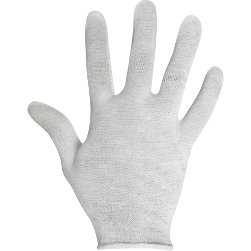 Gants d'inspection, Coton, Poignet Non ourl&eacute;, Dames The Estey Group