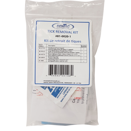 Tick Safety Kit, Class 1 Medical Device, Wallet The Estey Group