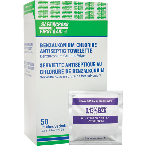 Benzalkonium Chloride Wipes, Towelette, Antiseptic The Estey Group