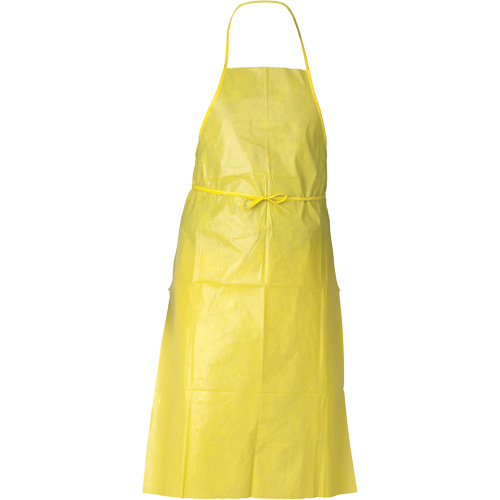 Tablier de protection contre la vaporisation de produits chimiques A70 KLEENGUARD, Poly&eacute;thyl&egrave;ne, 44" lo x 29" la, Jaune The Estey Group