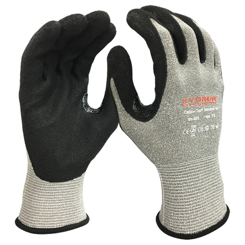 Cut-Resistant Gloves, Size Large/9, 13 Gauge, Foam Nitrile Coated, Kyorene&reg; Shell, ANSI/ISEA 105 Level 3/EN 388 Level C The Estey Group
