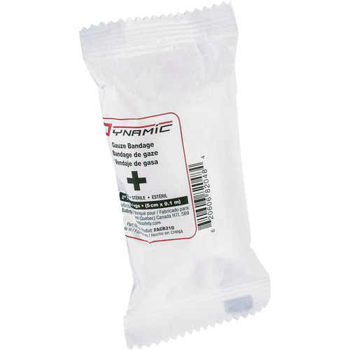 Bandages de gaze Dynamic, Rouleau, 30' lo x 2" la, St&eacute;rile, Dispositif m&eacute;dical Classe 1 The Estey Group