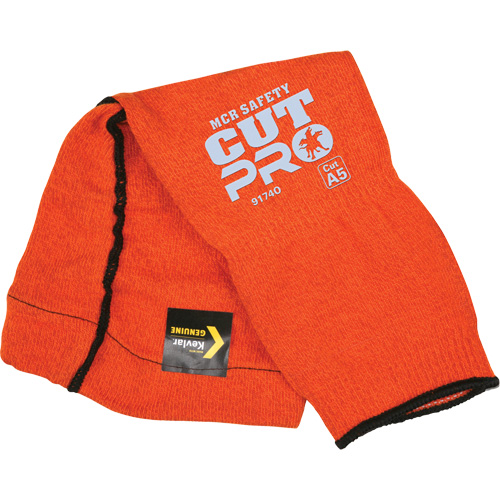 Manches Memphis avec trou pour le pouce, Kevlar, 14", ASTM ANSI niveau A5, Orange The Estey Group