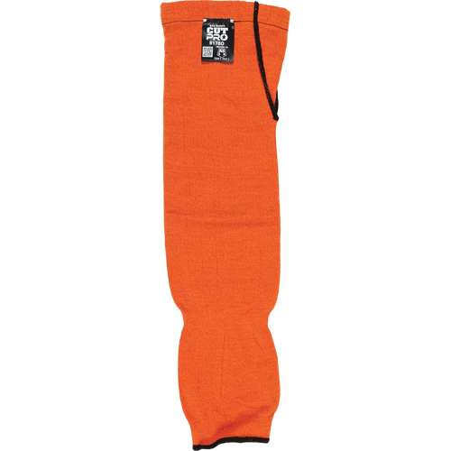 Manches Memphis avec trou pour le pouce, Kevlar, 18", ASTM ANSI niveau A5, Orange The Estey Group