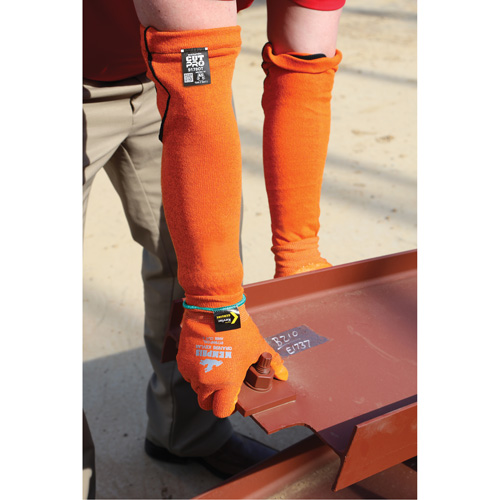 Memphis&reg; Sleeves, Kevlar&reg;, 18", ASTM ANSI Level A5, Orange The Estey Group