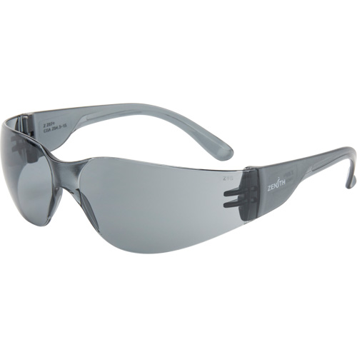Z600 Series Safety Glasses, Grey/Smoke Lens, Anti-Scratch, ANSI Z87+/Meets/Exceeds CSA Z94.3 The Estey Group