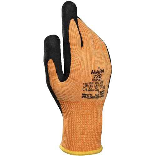 TempDex 720 Thermal Cut-Resistant Gloves, Size 7, Nitrile Coated, Aramid Shell, ASTM ANSI Level A2/EN 388 Level 3/EN 388 Level B The Estey Group