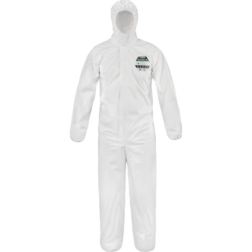 MicroMax&reg; Coveralls, 3X-Large, White, Microporous The Estey Group