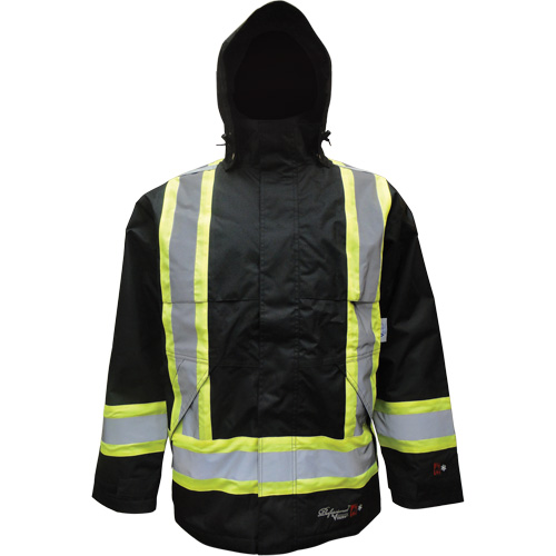Insulated Jacket, Polyester/Polyurethane, Black, Small The Estey Group
