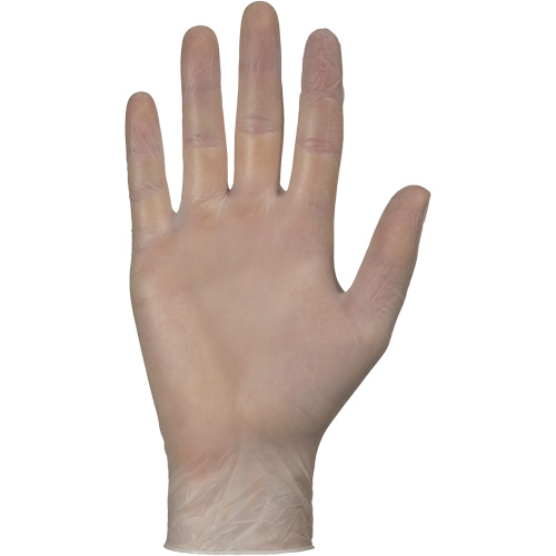 Disposable Gloves, Small, Vinyl, 4-mil, Powder-Free, White The Estey Group