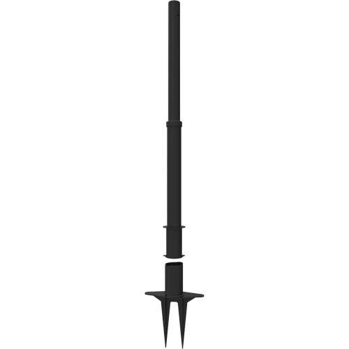 PLUS Barrier Posts, 42" High, Black The Estey Group