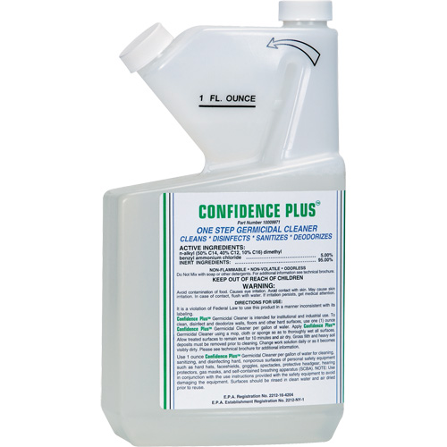 Confidence Plus Germicidal Respirator Cleaner, Liquid The Estey Group