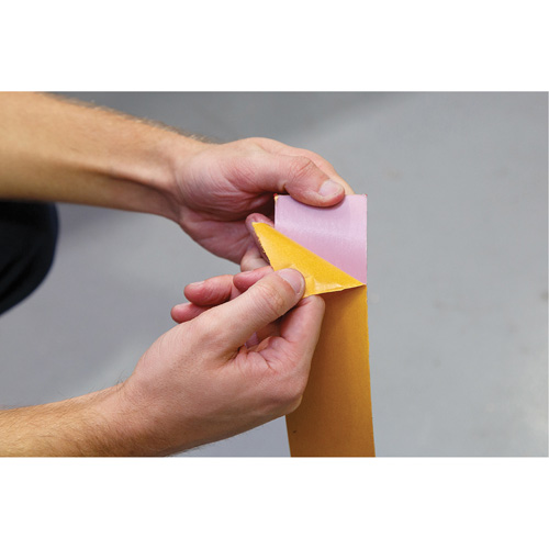 Tough-Mark Heavy-Duty Floor Marking, Rectangle, 48" L x 2" W, Yellow, Polyethylene The Estey Group