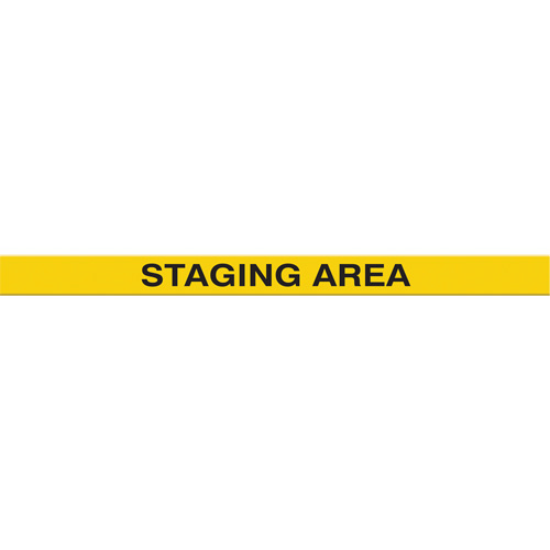 Tough-Mark Heavy-Duty Floor Marking, Rectangle, 48" L x 3" W, Yellow, Polyethylene The Estey Group