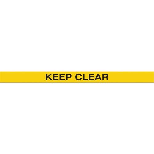 Tough-Mark Heavy-Duty Floor Marking, Rectangle, 48" L x 2" W, Yellow, Polyethylene The Estey Group