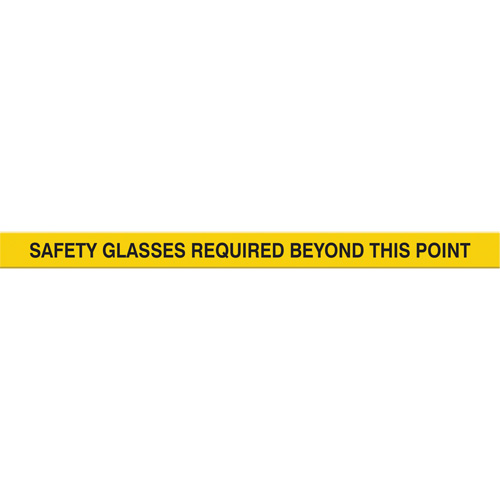 Tough-Mark Heavy-Duty Floor Marking, Rectangle, 48" L x 4" W, Yellow, Polyethylene The Estey Group