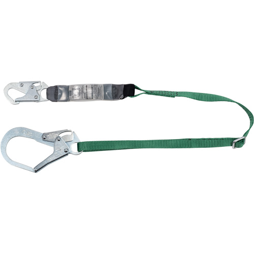 V-Series Lanyard, 6', Rebar Hook Center, Snap Hook Leg Ends, Polyester The Estey Group