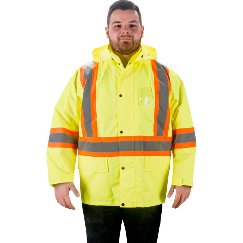 Imperm&eacute;able RZ1000, Polyester, Petit, Jaune lime haute visibilit&eacute; The Estey Group