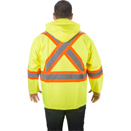 Imperm&eacute;able RZ1000, Polyester, Petit, Jaune lime haute visibilit&eacute; The Estey Group