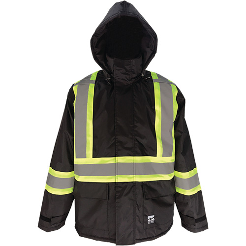Manteau Open Road, Polyur&eacute;thane, Noir, Petit The Estey Group