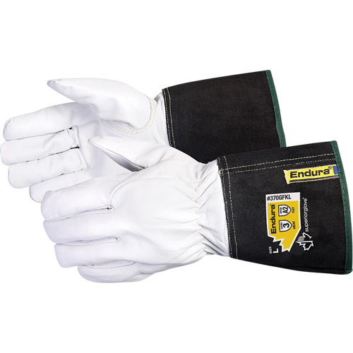Endura&reg; TIG Welding Gloves, Grain Goatskin, Size Medium The Estey Group