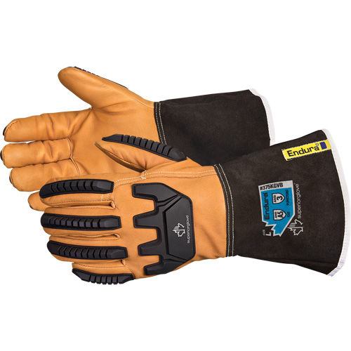 Endura&reg; Anti-Impact Driver's Gloves, Small, Grain Goatskin Palm, Kevlar&reg; Inner Lining The Estey Group