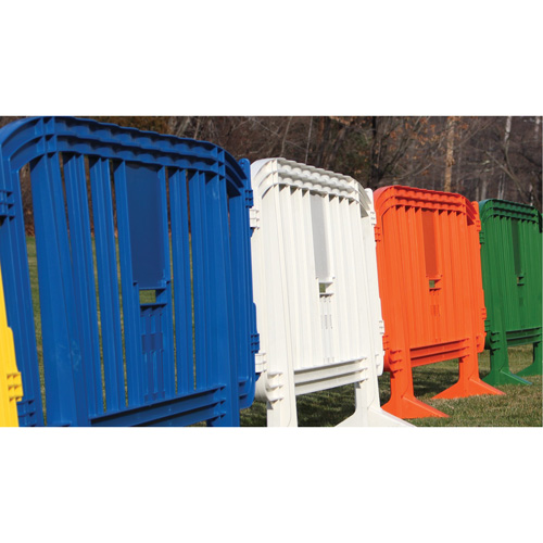 Movit Barricade, Interlocking, 78" L x 39" H, Yellow The Estey Group