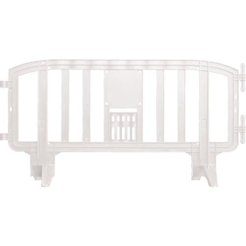 Barricade Movit, Emboîtables, 78" lo x 39" h, Blanc The Estey Group