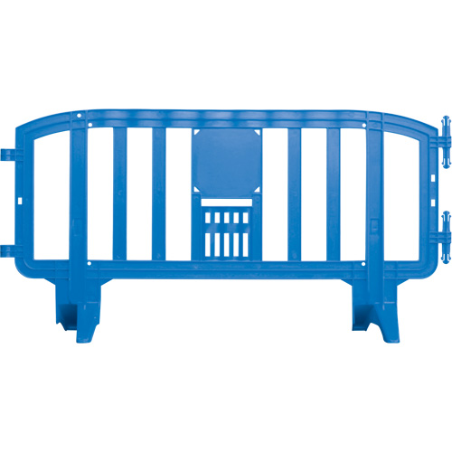 Movit Barricade, Interlocking, 78" L x 39" H, Blue The Estey Group