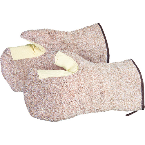 CoolGrip&reg; Baker's Mitts, Terry Cloth, Large, Protects Up To 446° F (230° C) The Estey Group