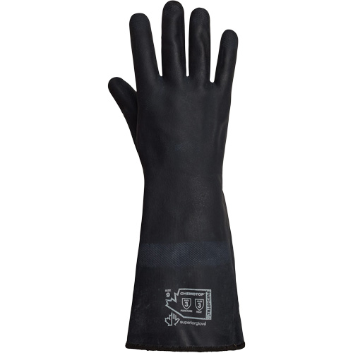 SolvStop Heady-Duty Chemical & Heat-Resistant Gloves, Neoprene, 8, Protects Up To 392° F (200° C) The Estey Group